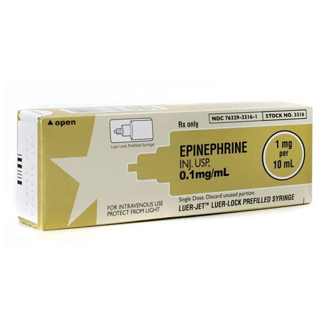 1:10 000 epinephrine